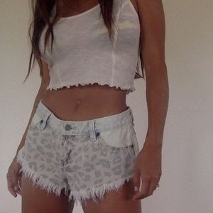 Cheeky Leopard Cutoffs